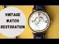 1970&#39;s Caravelle Vintage Watch Restoration. Full watch repair in 4K