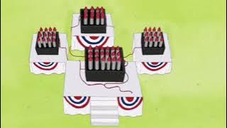 فاصل نادررررر قناة نون أمريكية 4 من يوليو 2023