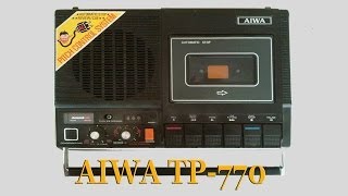 Магнитофон AIWA TP-770. Демонстрация