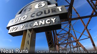 Virtually Explore the Old Chain of Rocks Bridge and Chouteau Island!  Madison Illinois