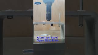 Aluminum Steel Open Type Blind Rivet Installing