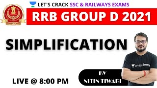 Simplification | Target RRB Group D 2021 | Maths by Nitin Tiwari Sir screenshot 3