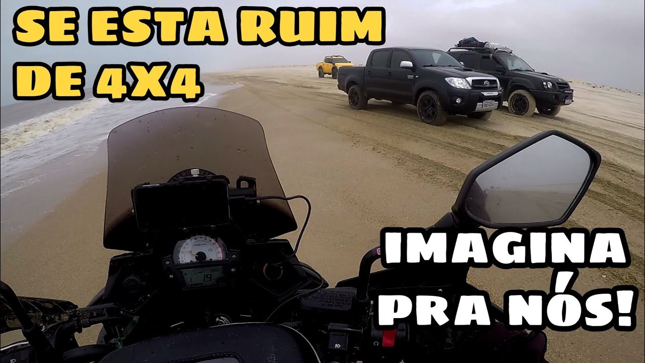 TRAVESSIA CASSINO - BARRA DO CHUÍ RS CONCHEIRO / ATOLEI na AREIA MOVEDIÇA  Parte 4 