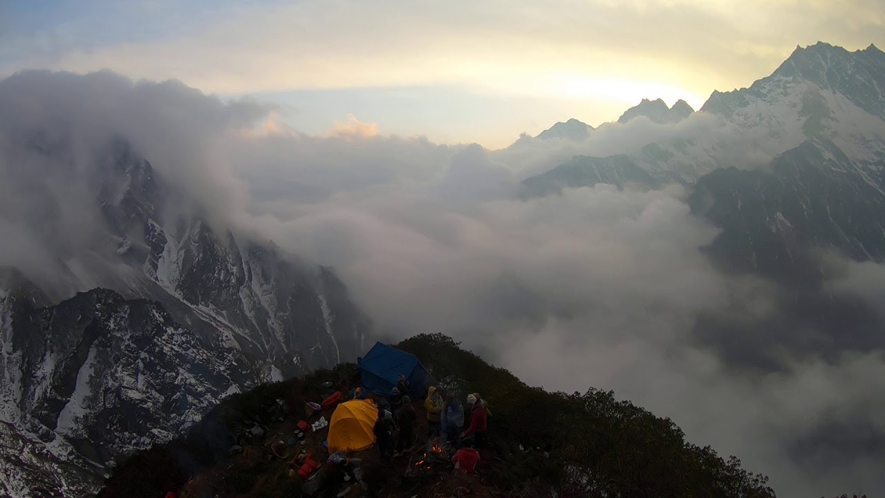 Deurali High Camp under Hungu Valley Everest Trekking Trail