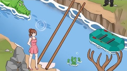 tricky twist puzzle level 22 help the girl cross the river