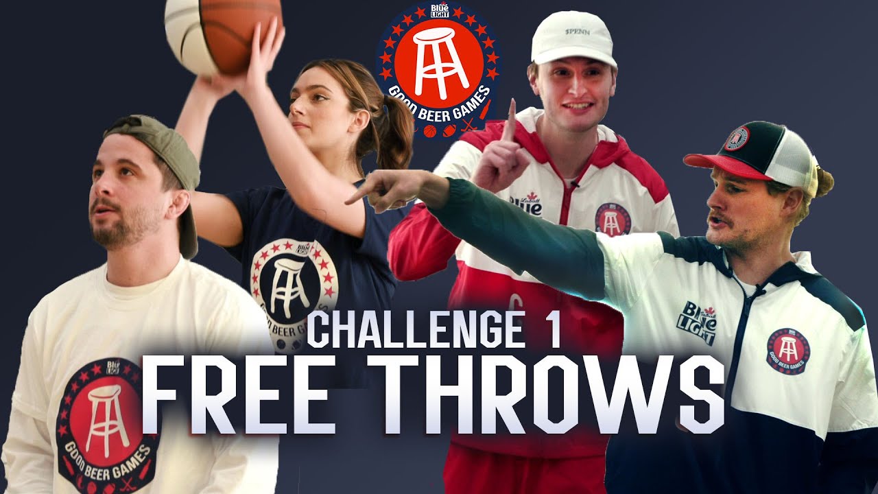 Barstool Sports Competes in a Free Throw Challenge — Good Beer Games Ep