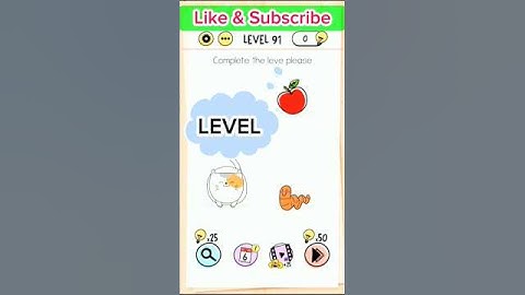 Brain Test:- Tricky Puzzle level 91 🍎🚗🐱 #braintest #games #braintestsolution