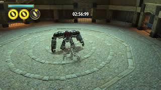 No damage in coliseum attack Knack!(Yes, I had Diamond Knack, but how else was I supposed to do it)