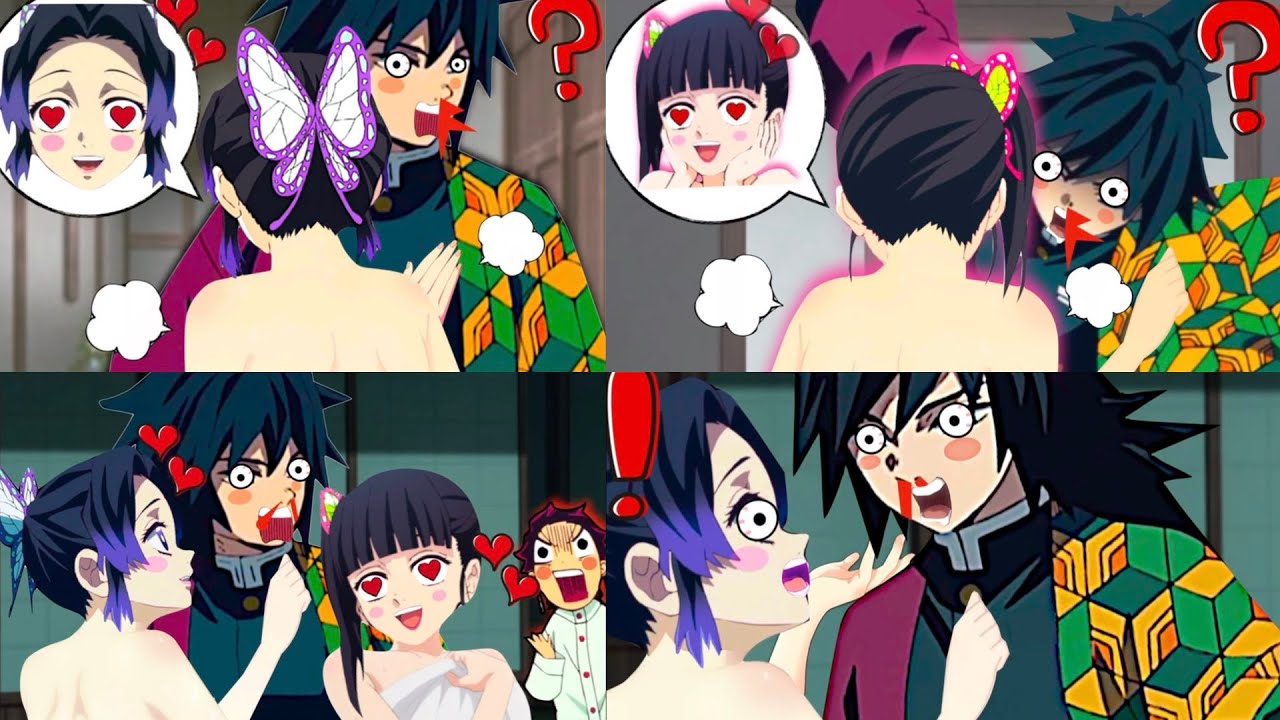 Шинобу и Канао влюбляются в Гию♥️