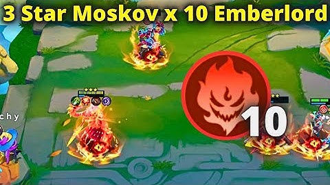 3 Star Moskov With 10 Emberlord x Metro Zero New Meta | MLBB MAGIC CHESS BEST SYNERGY COMBO TERKUAT