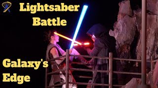 Star Wars Lightsaber Battle and Stunt Show in Galaxy