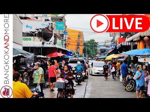 🔴 LIVE  | One Hour in Bangkok | Sunday Morning Street Food and More...❤️🇹🇭