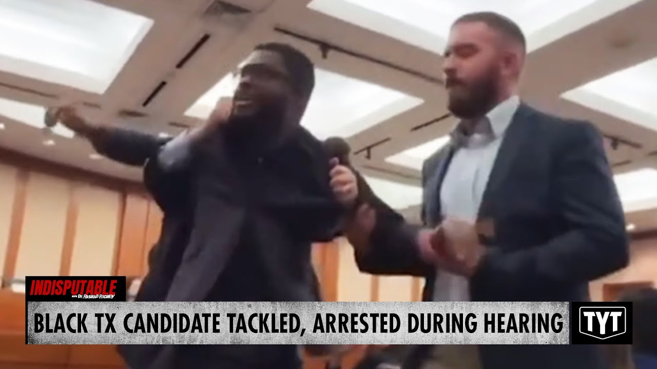 Black Congressional Candidate TACKLED After Dropping Truth Bomb On Republicans