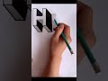 Amazing 3D H Letter Illusion 🤯 | Easy Drawing Trick #3DH #LetterH #3DIllusion #DrawingTrick