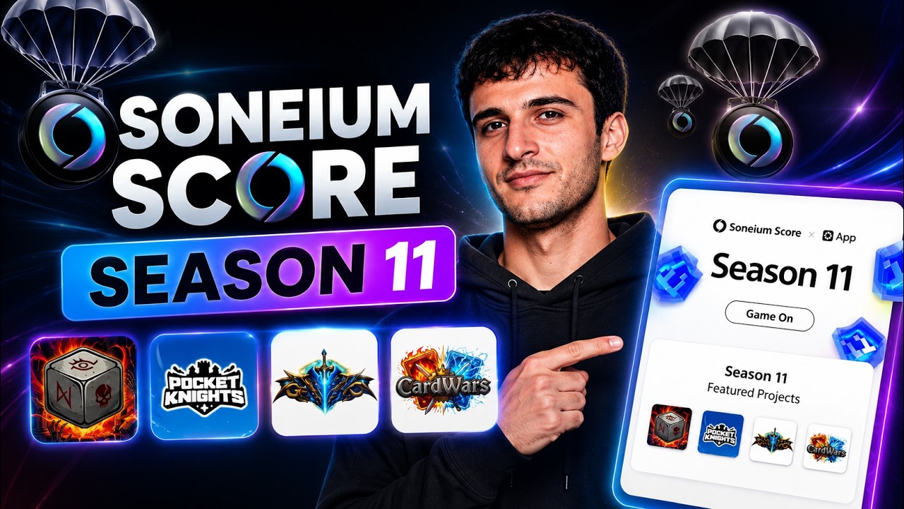 Crypto Airdrop Video: Soneium Score Season 11 Tutorial [Is it...
