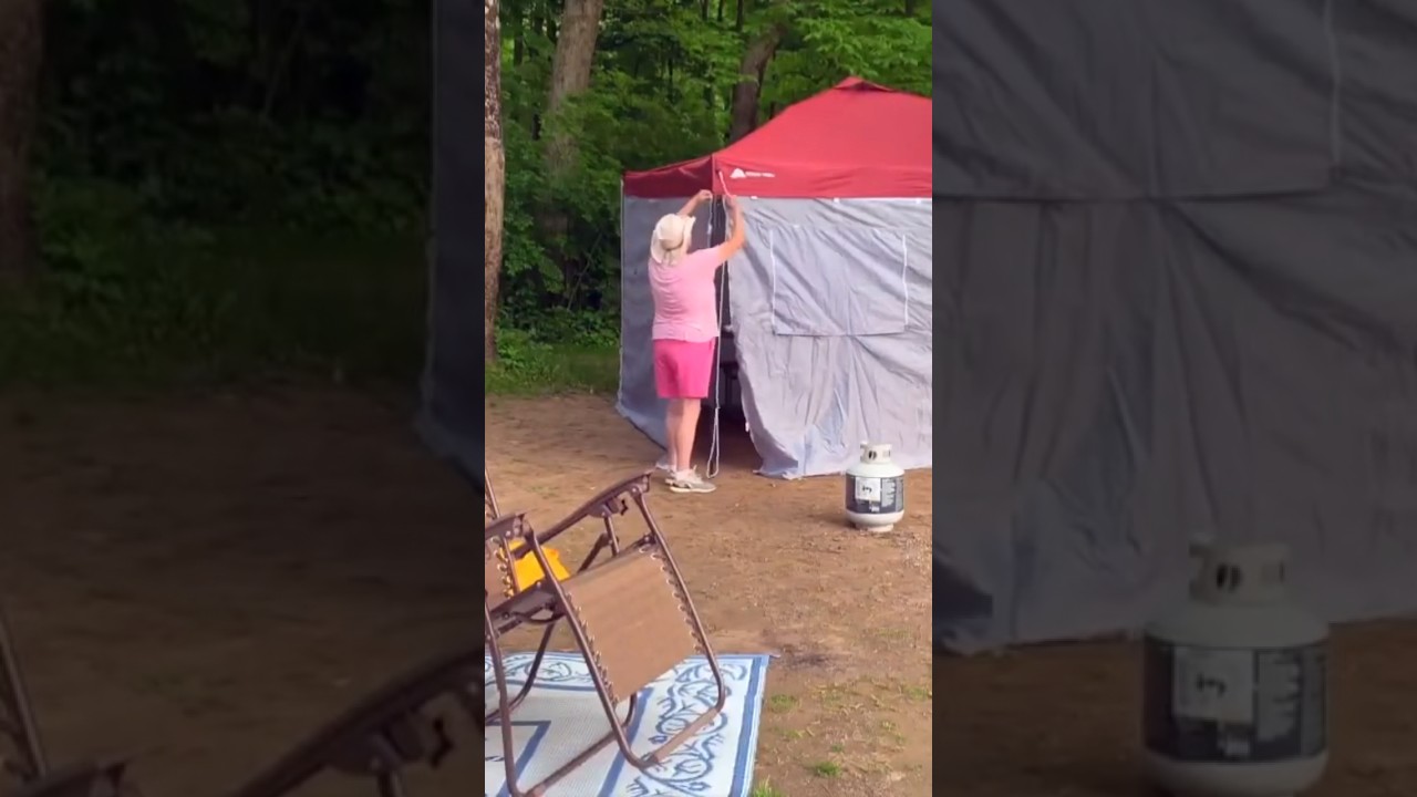 Canopy & wall kit great for tiny campers 