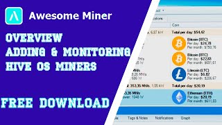 Awesome Miner - Overview, Adding & Monitoring Hive OS Miners