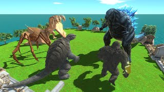 Godzilla Earth Vs. King Ghidorah,Scylla,Gamera,King Kong  Animal Revolt Battle Simulator