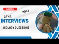 AFNS Interview Biology Questions | AFNS Interview Preparation 2023