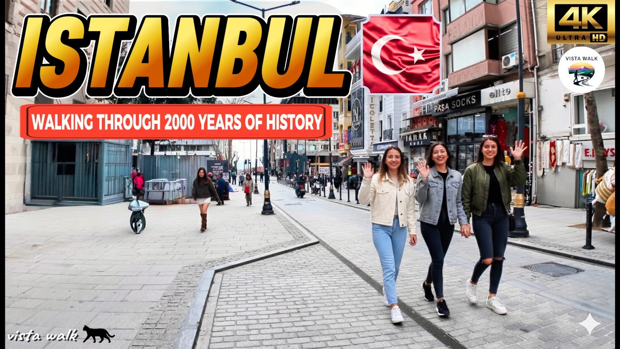 WALKING FROM SULEYMANIYE TO SULTANAHMET | ISTANBUL HISTORIC OLD CITY TOUR 4K