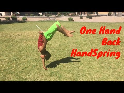 Tutorial: How to One Hand Back Handspring