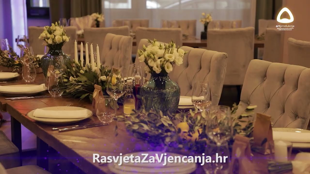 Artprodukcija # Restoran Maksimir # RASVJETA ZA VJENCANJA # WEDDINGS IN CROATIA WEDDING LIGHTING