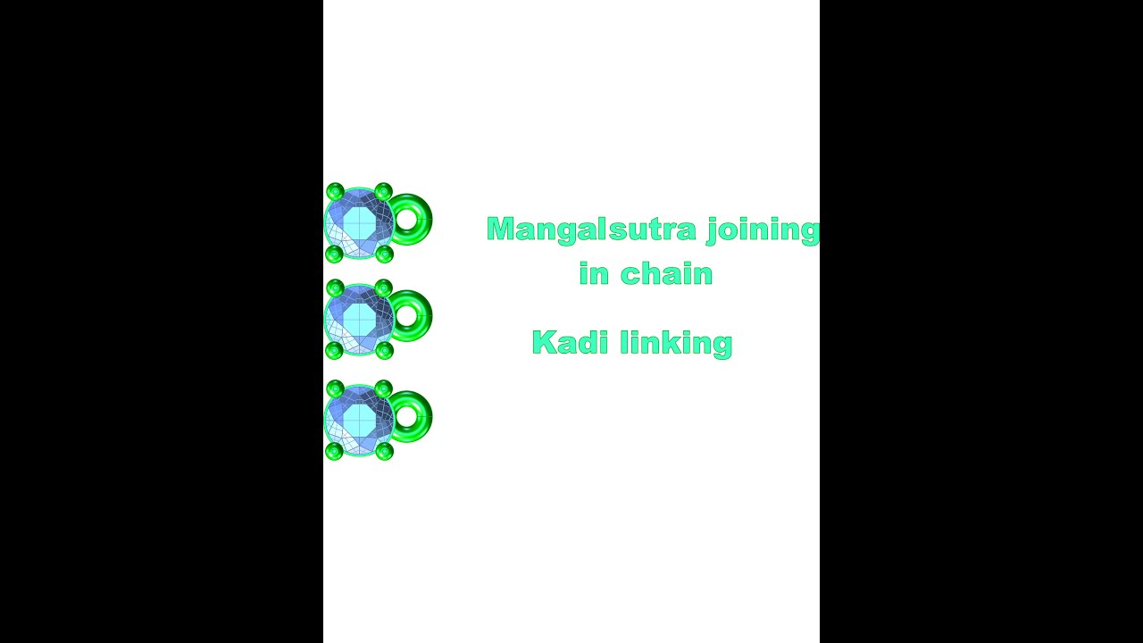 ||Making of Mangal sutra Linking in Matrix9 ||Cad Modeling Tutorial ...
