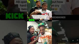 AB opened up to Sauce about how hard it was seeing his son upset because he had togo🥲 #adrienbroner