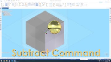 Subtract Command | Solid Edge 2020
