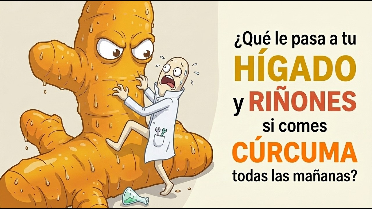 Esto le pasa a tu HÍGADO, tus RIÑONES y tu SANGRE si comes CÚRCUMA cada mañana
