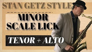 How To Improvise With A Stan Getz Lick Jazz Saxophone Lesson In 12 Keys
