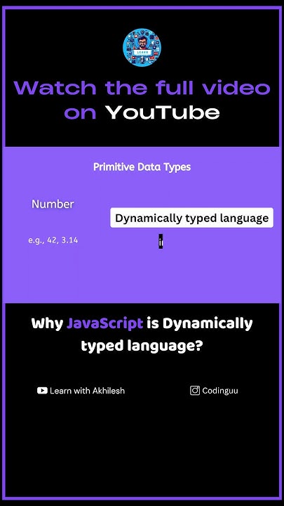 Why JavaScript is Dynamically typed language #javascript #viralvideo # ...