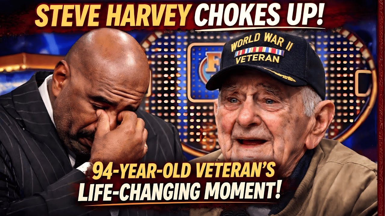 Steve Harvey CHOKES UP When 94-Year-Old Veteran Reveals the Moment That Changed His Life