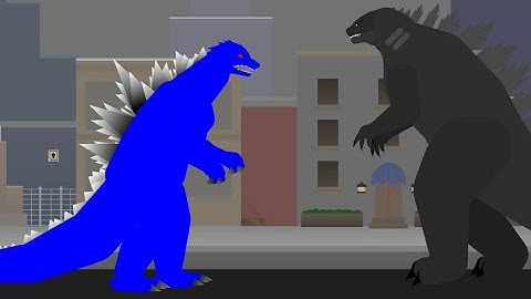Godzilla legendary vs Godzilla final Wars (animation stick nodes)