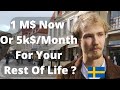 1 Million$ Now Or 5k$ Each Month for Rest of Your Life ?