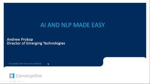 Artificial Intelligence (AI) and Natural Language Processing (NLP)  Made Easy