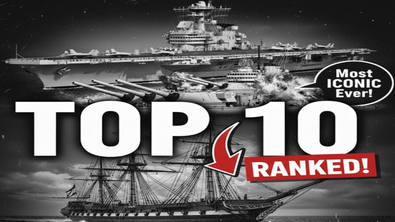 Top 10 Most Iconic US Navy Ships in History ⚓ | From USS Constitution to Nuclear Giants (Ranked)