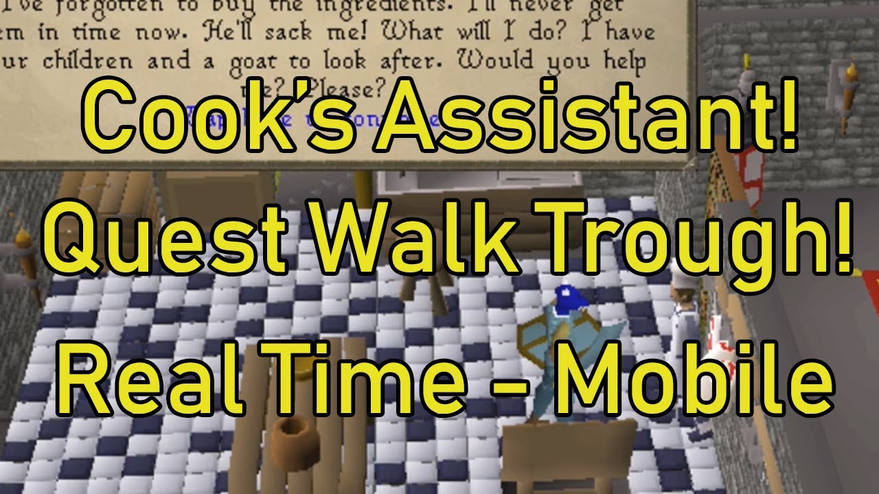 2020 - Cook's Assistant - OSRS - Old School Runescape - Quest Guide ...