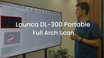 Launca DL-300 Portable - Live Demo of Full Arch Scan