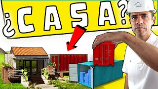 Casa CONTENEDOR 🏡 🚢 TINY HOUSE container 20ft (VENTILACIÓN NATURAL)