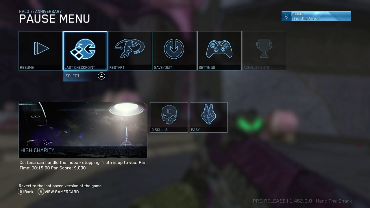 Extra Camera angle on HC Cutscene, MCC Insider 1.462.0.0