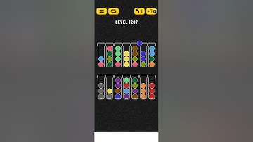 Ball sort level 1207