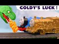 Thomas and Friends Good Luck Train Toy Story with a Dinosaur and Funny Funlings TT4U