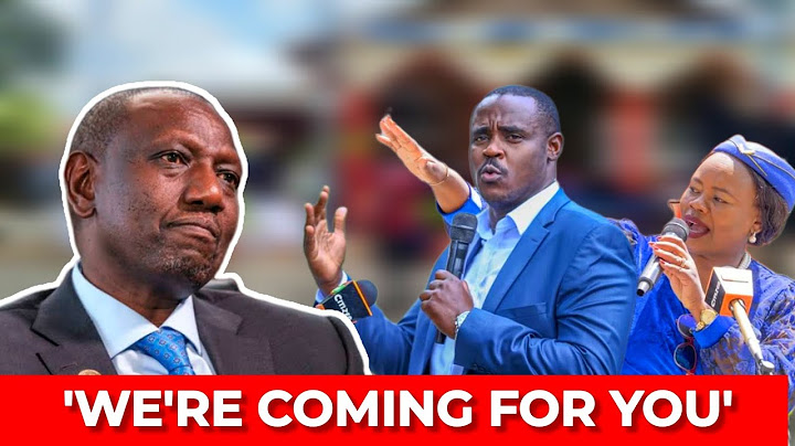 SHOCKING‼️WHAT MALALA AND WAMUCHOMBA TOLD PRES. RUTO FACE TO FACE