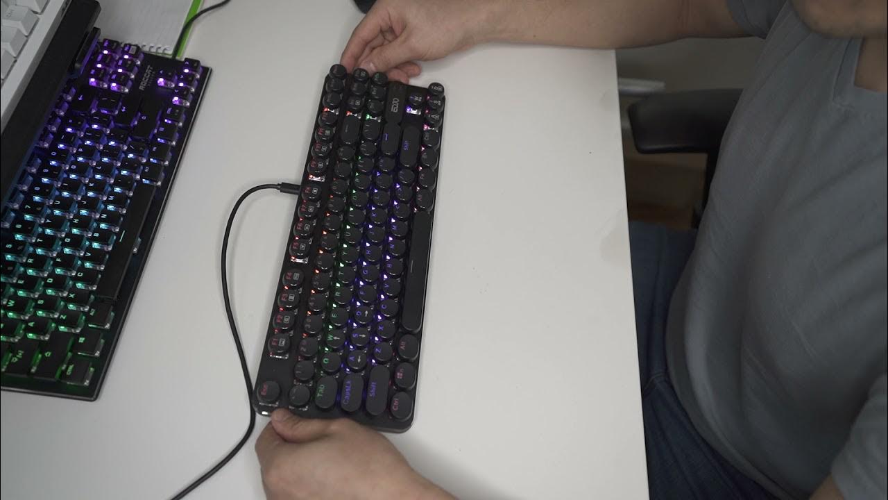 Keyboard Review EDJO Mechanical Keyboard (Red Switches) YouTube