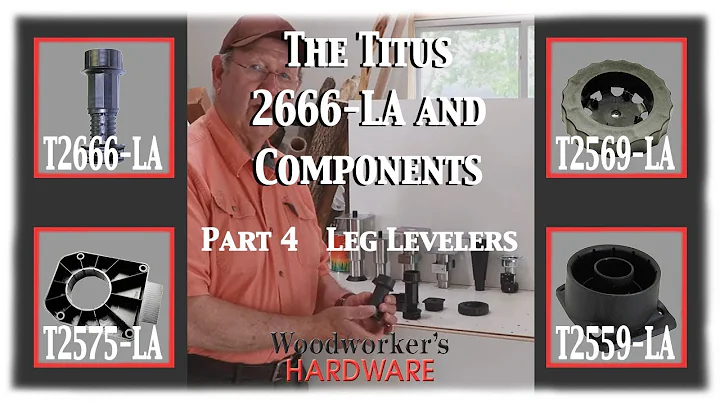 Installation and Product Guide - Part 4, Leg Levelers - The Titus 2666-LA and Components