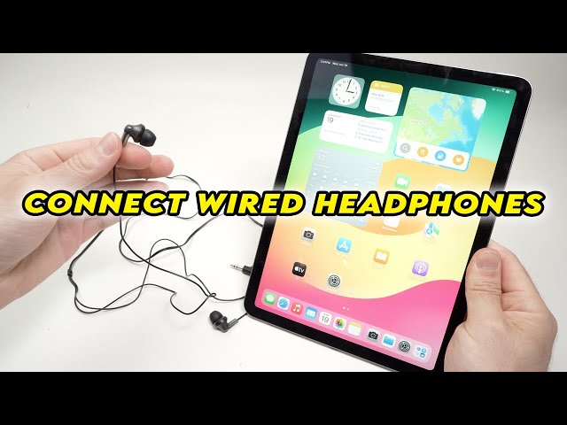 How to Connect Wired Headphones to iPad With USB-C