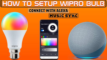 How to setup Wipro smart bulb | Pair Wipro bulb with Alexa | #wipro #echo #alexa #tech #gadgets