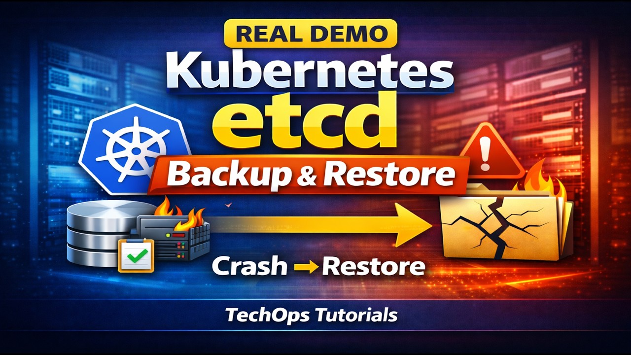 Kubernetes etcd Backup & Restore Demo (kubeadm) | Snapshot & Disaster ...