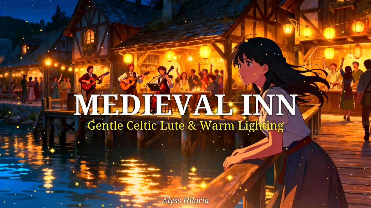 MEDIEVAL INN • Gentle Celtic Lute & Warm Lighting • Alyss Hilaria